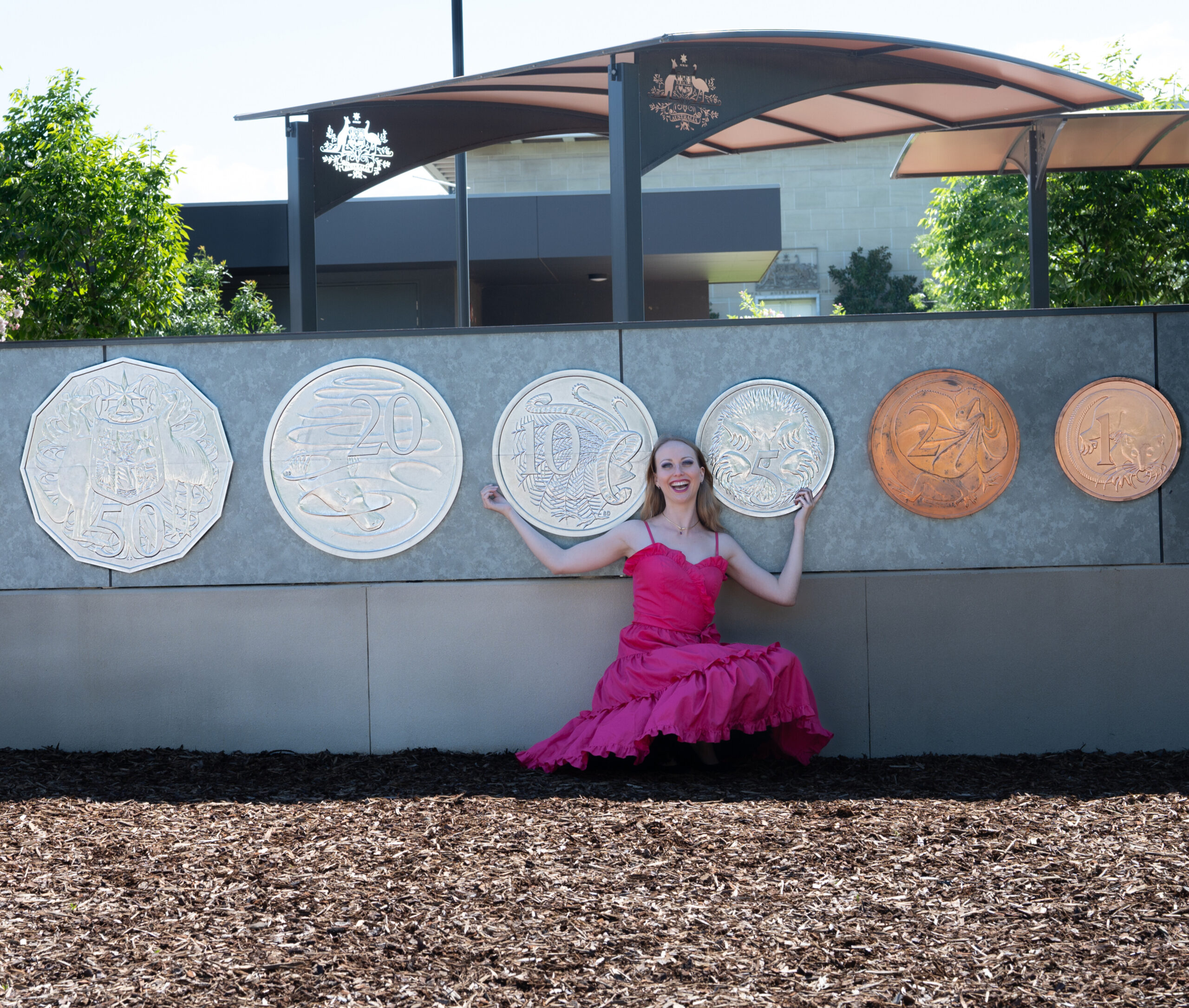 coins and girl showing how audhd identity is complex